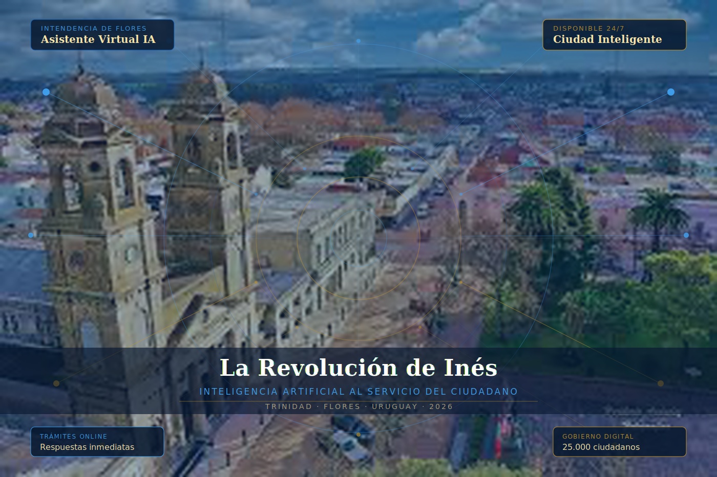 La Intendencia de Flores lanza INÉS, su nueva asistente virtual